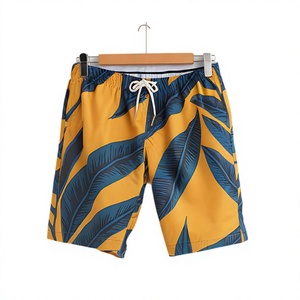 Factory Direct <b>Men's</b> Swim Trunks Elastic Waist Drawstring Closure Quick Dry 100% Polyester Soft Comfortable Fit Vacation Travel - Product Image 5