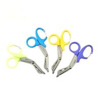 Ciseaux multi-usages robustes de couleur personnalisée |   19 cm |   Acier inoxydable et poignée ergonomique en PP |   pour le sport, l'emballage, l'artisanat