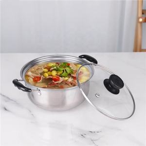 Set di <span class=keywords><strong>pentole</strong></span> e <span class=keywords><strong>pentole</strong></span> da cucina in acciaio inossidabile dal Design moderno - Product Image 3