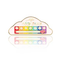 Broche de Energía Personalizado con Diseño de Transformación de Estado de Ánimo, Pin Deslizante Personalizable, Insignia de Aleación Social DIY, Pin Metálico Móvil para Regalo