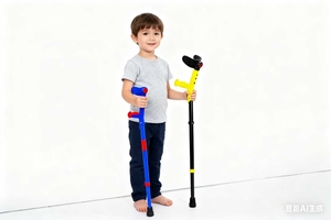 SUNCARE kruk anak keselamatan kenyamanan dan inovasi disesuaikan untuk anak-anak mobilitas kebutuhan berjalan tongkat kruk - Product Image 4