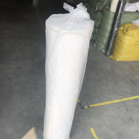 Entoilage rigide en polyester 100% de haute qualité pour draperie de rideau élastique soluble dans l'eau avec feutre adhésif à fonction fusible