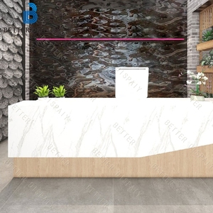 Bàn tiếp tân gỗ đơn giản hiện đại cho các cửa hàng nhỏ cửa hàng cắt tóc cửa hàng quần áo làm đẹp thẩm mỹ viện quầy thu ngân công ty quầy lễ tân - Product Image 5