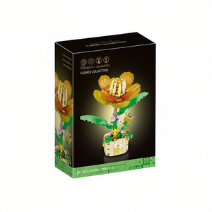 <b>Building</b> <b>Block</b> Sets Flower Collection 158 Pcs Educational Toy For Kids And Adults - Product Image 2