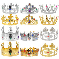 Sceptre en plastique d'Halloween, baguette de roi, de reine ou de princesse, accessoires de cosplay, bâton de fête pour enfants, jouet pour spectacle de festival ou de scène