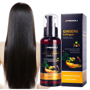 Soins capillaires à la kératine et au ginseng 100ML Huile coiffante pour cheveux - Product Image 1