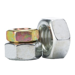 น็อตหกเหลี่ยมเหล็กกล้าคาร์บอน M3 เกรด 8.8 ชุบสังกะสี สำหรับสลักเกลียว - Product Image 2