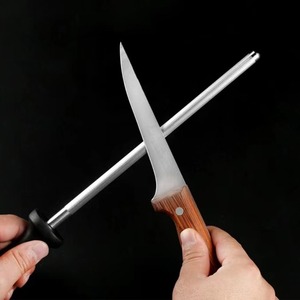 Wholesale Kitchen Sharpening Rod,Diamond Carbon Steel Knife Rod, <b>Sharpener</b>,For Chefs Knives <b>Tool</b> - Product Image 4