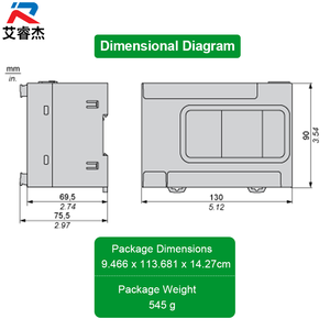 Nuevo módulo PLC Modicon M100 original TM100C24RN Schneider 14 entradas/10 salidas de relé 220VAC PLC Controlador lógico programable - Product Image 2