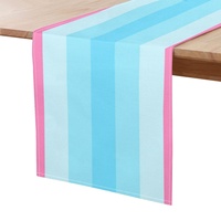 Chemin de table personnalisé à motif arc-en-ciel transmasculin gay, idéal pour la mise en scène de la table à manger et la décoration de comptoir de cuisine festif