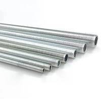 M5 M9 M10 M12 DIN 975 Aluminum Galvanized All Thread Hollow Threaded Rod Titanium Nut & Washer