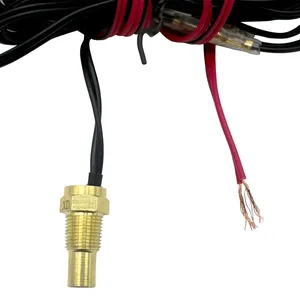 2 1/2 LED kỹ thuật số phụ tùng ô tô vôn kế & đo nhiệt độ nước cho xe hơi và xe tải 12V 24V cảm biến nhiệt độ động cơ + Volt Điện áp mét - Product Image 6