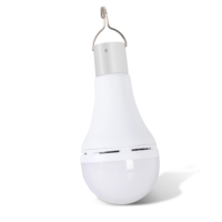 Ampoule solaire extérieure à chargement USB 5v 6v 3000k blanc chaud lampe à LED portable avec télécommande et panneau solaire