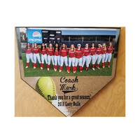 Plaque de plaque de base de baseball, récompense de baseball, cadeau d'équipe, cadeau de baseball, cadeau pour entraîneur, cadeau de softball