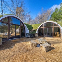 Villa préfabriquée pliable en FRP à prix compétitif avec design moderne et isolation thermique