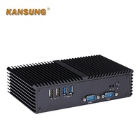 Mini PC Kansung Económico, Procesador Core I5, Almacenamiento SSD+HDD, Gráficos Intel HD, 4 Puertos Seriales, Compatible con Windows10/Linux