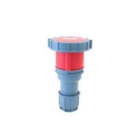 Prise d'extension électrique industrielle HFE IP67 125A 380V 3P+E en plastique, connecteur mâle