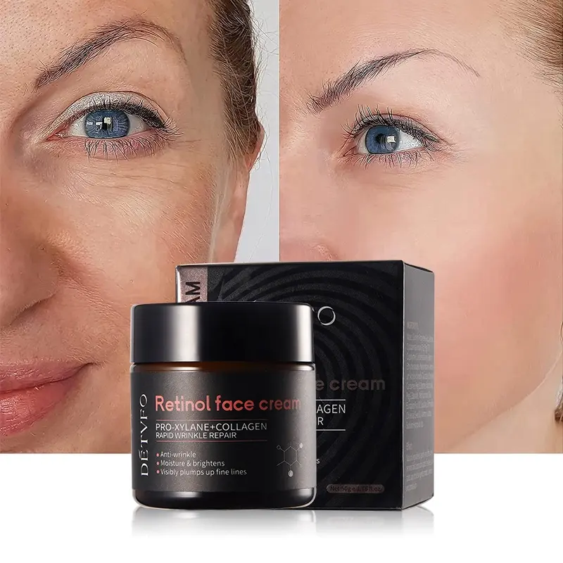 Retinol moisturizer hyaluronic acid instant wrinkle remover face cream firming lifting anti aging face cream & lotion