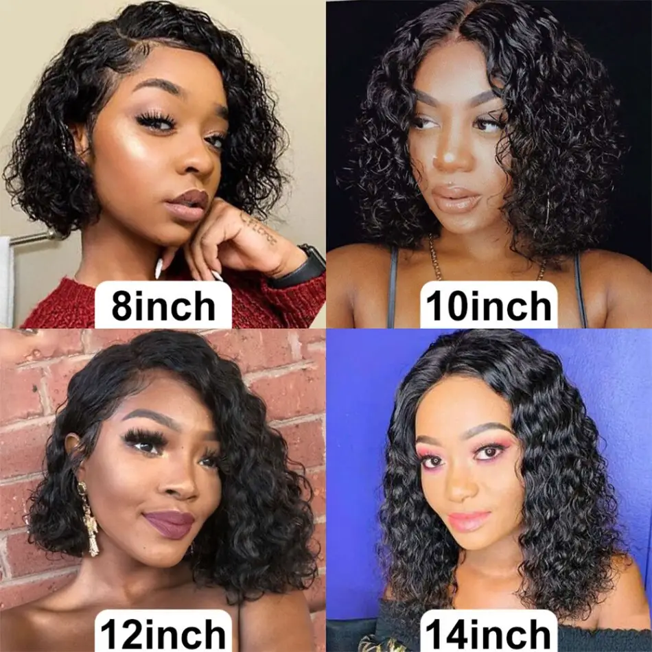 Wholesale 200% density Cheap Kinky Curl Natural color Lace Frontal Wigs Raw Indian Human Hair Wig 13*4 H D full Lace For Women