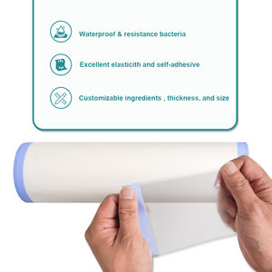 נושם גדלים שונים שקופים סטרילי שקוף סרט הלבשה כירורגי רפואי חרק חומר גלם לגלגל לטיפול בפצע - Product Image 5