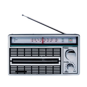 Radio portátil de estilo vintage AM FM SW de 3 bandas, con alimentación dual AC/DC, altavoz incorporado, antena telescópica, radio para el hogar y para personas mayores. - Product Image 1