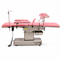Table d'opération gynécologique électrique avec télécommande et dossier réglable pour chirurgie obstétricale hospitalière, usine OEM