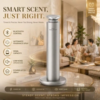Diffuseur d'arômes intelligent en alliage d'aluminium, fonctionnement silencieux USB, forte production de brume, parfum longue durée, utilisation hôtelière, entièrement certifié