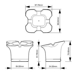 Tốt bắt PA-02 an ninh máy tính bảng hiển thị chống trộm Showcase đứng cho máy tính bảng báo động máy tính và chức năng sạc - Product Image 6