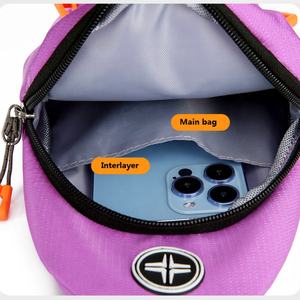 Riñonera de moda 2025 OEM de fábrica con correa ajustable para teléfono y dinero, bolso de cintura informal de viaje con logotipo personalizado para hombres y mujeres - Product Image 3