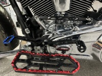 Pédale de changement de vitesse avant personnalisée en alliage CNC coloré de style MX pour moto, antidérapante, pour Touring Sportster 883 Dyna