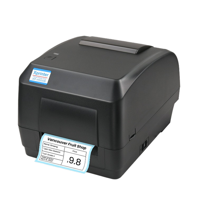 Xprinter XP-H500B H500E 4Inch Smart Label Printer 118mm Thermal Transfer Barcode Printer for Express Warehouse Logistics Sorting