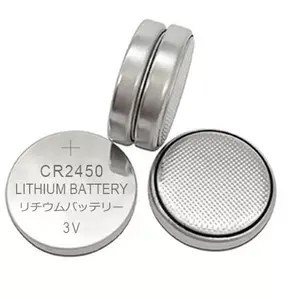 New Style CR2450 Rechargeable Button Cell Batteries550mAh For Watch