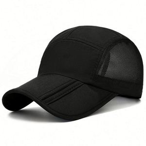 Folding Outdoor Long Brim Upf 50+ Sun Protection Adjustable Sports Quick Dry Baseball Fitted <b>Hat</b> Running Cap Gifts - Product Image 3