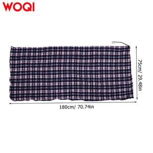 Forro de Saco de Dormir Aislante Woqi, Diseño Rectangular Tipo Sobre, Ligero y Portátil, de Poliéster a Cuadros, para Uso en Interiores y Exteriores - Product Image 4