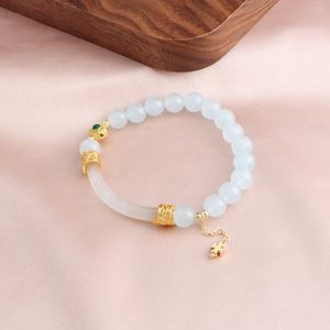 Bracelet tressé ajustable en pierre naturelle, bracelet de guérison en cristal Reiki, bracelets en cristaux pour soulager le stress - Product Image 5