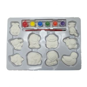 Figuras de Animales Realistas de Yeso para Colorear, Juguete Creativo para Niños, Pintura, Graffiti, Manualidades, Dibujo - Product Image 3