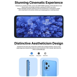 UMIDIGI-téléphone Original <span class=keywords><strong>F3</strong></span> <span class=keywords><strong>Pro</strong></span> <span class=keywords><strong>5G</strong></span> réseau caméra 48mp 8 go + 256 go Version mondiale, prise en charge de Google Play téléphones mobiles <span class=keywords><strong>5G</strong></span> - Product Image 4