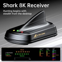 Souris de jeu ATTACK SHARK X11 ULTRA en fibre de carbone, revêtement nano-métallique sans fil, 8K PAW3950MAX, micro-interrupteurs optiques Omron