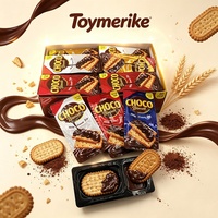 Biscuits à tremper au chocolat très demandés, biscuits croustillants au chocolat emballés individuellement, boîte de friandises sucrées