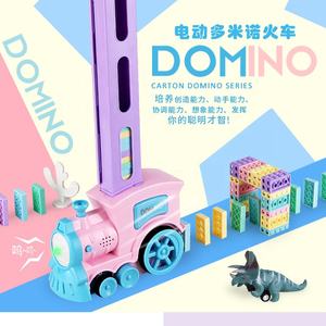 <span class=keywords><strong>Train</strong></span> Domino Électrique Éducatif à Vente Chaude, <span class=keywords><strong>Train</strong></span> Domino Automatique à Poser les Tuiles pour Enfants - Product Image 3