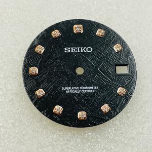 Nouvelle montre mécanique de luxe avec cadran à motif météorite NH36, diamants et accessoires métalliques, compatible NH35/NH36 - Product Image 1