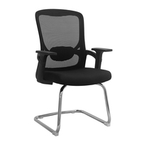 Chaise de bureau ergonomique pour personnel et visiteurs avec livraison gratuite, en plastique, mousse, contreplaqué et maille