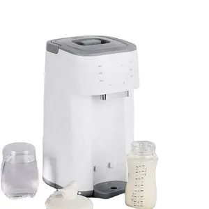 Ketel Listrik Putih Bayi Multifungsi, Dispenser Formula Hangat Susu Stainless Steel 800W Dapat Diatur Suhu