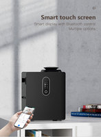 Diffuseur d'arômes électrique sans eau 4000m³, intelligent, à écran tactile et contrôlable par application, pour usage hôtelier, en métal noir, machine à diffusion d'arômes