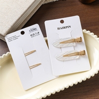 Accessoires capillaires personnalisés pour femmes : Pince à cheveux japonaise sans couture, pince latérale, pince à franges super tendance pour l'été, pince bec de canard