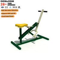 SageDelightRides Équipement d'exercice extérieur commercial, Presse à jambes assise pour adultes en acier galvanisé, pour parcs et communautés, vente en gros