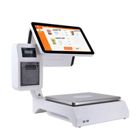 Báscula POS OEM con IA y Cámara de Reconocimiento, Impresión de Etiquetas de Peso, Caja Registradora, Báscula con IA
