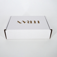 Boîte d'expédition de bijoux en carton ondulé personnalisée, boîte d'expédition de luxe mate avec impression intérieure pour accessoires de bijoux, emballage