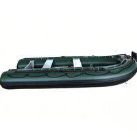 Bateaux gonflables de luxe d'usine bateaux de pêche gonflables de Schlauchboote avec la personnalisation de plancher en aluminium de moteur aventures de l'eau