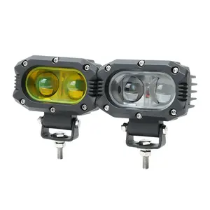 Autozubehör 4 Zoll 20W LED Fahr arbeits lichter Spot Flood Beam LED Pods Licht Weiß/Gelb Farbe LED Arbeits licht für LKW